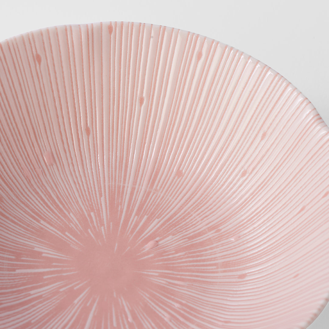 Premium 14cm Ice Pink Glaze Ceramic Bowl 200ml Dishwasher Microwave Safe