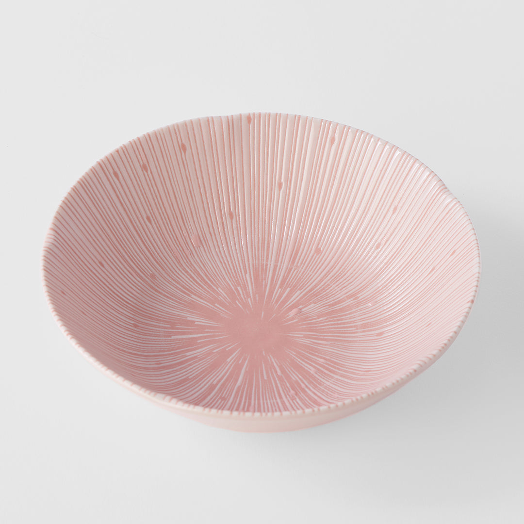Premium 14cm Ice Pink Glaze Ceramic Bowl 200ml Dishwasher Microwave Safe