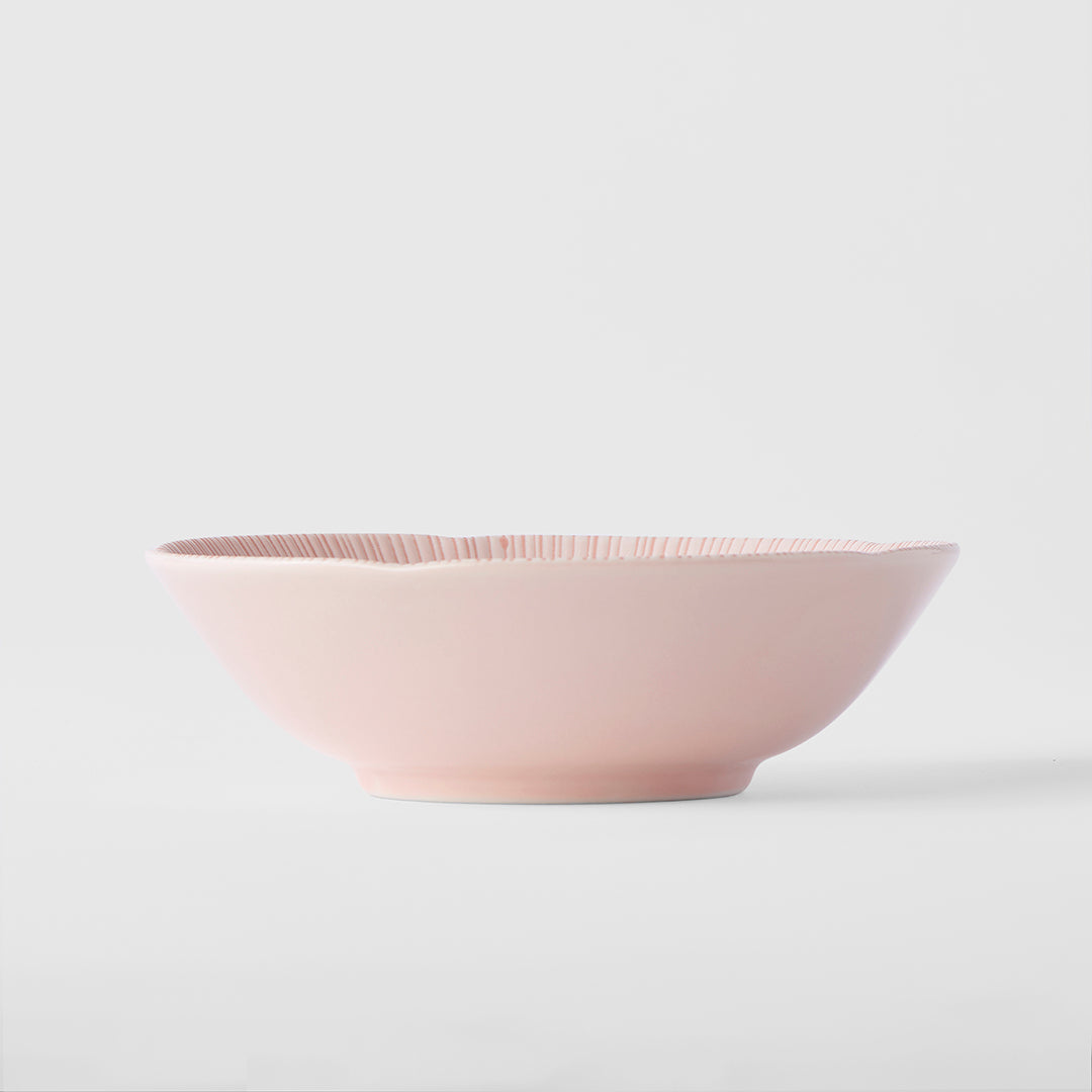 Premium 14cm Ice Pink Glaze Ceramic Bowl 200ml Dishwasher Microwave Safe