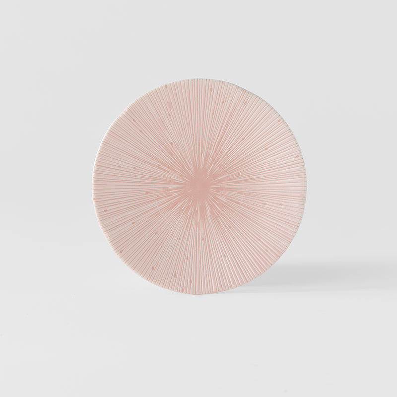 Premium Ceramic Tapas Plate – Pink Ice Pink Glaze 16.5cm