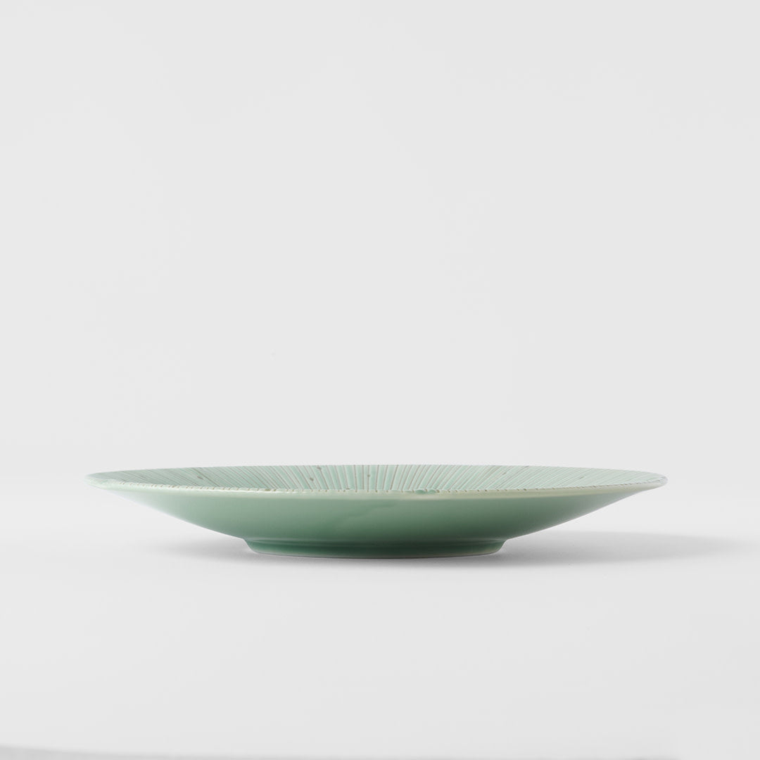 Premium 22cm Ice Green Glaze Ceramic Side Plate Dishwasher Microwave Safe
