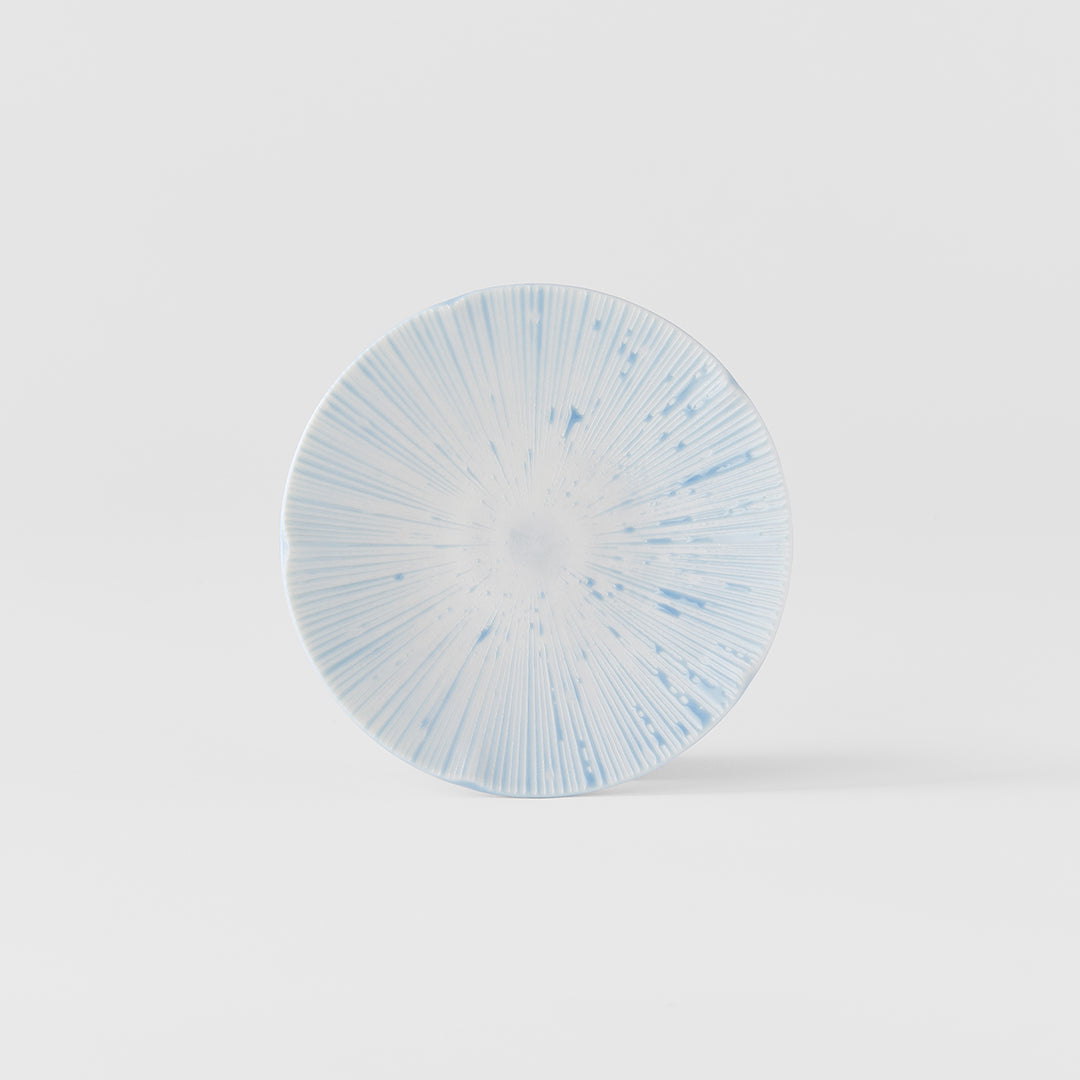Premium Ceramic Tapas Plate – Ice Blue Glaze 13cm