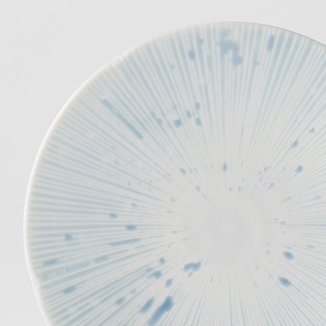 Premium Ceramic Tapas Plate – Ice Blue Glaze 16.5cm