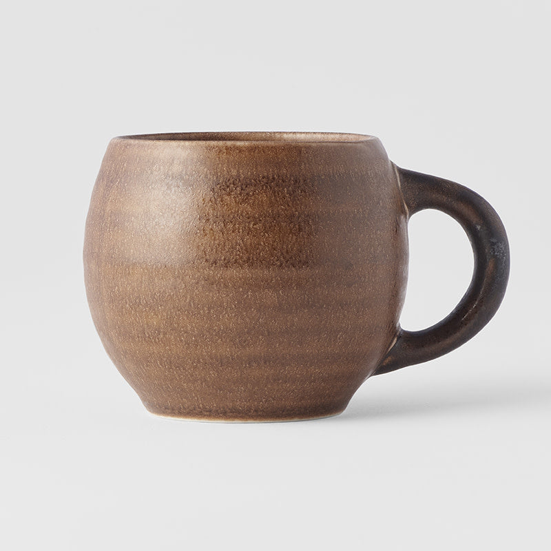 Maru 300ml Caramel Brown Glaze Ceramic Mug Coffee Tea Cup Dishwasher Microwave Safe