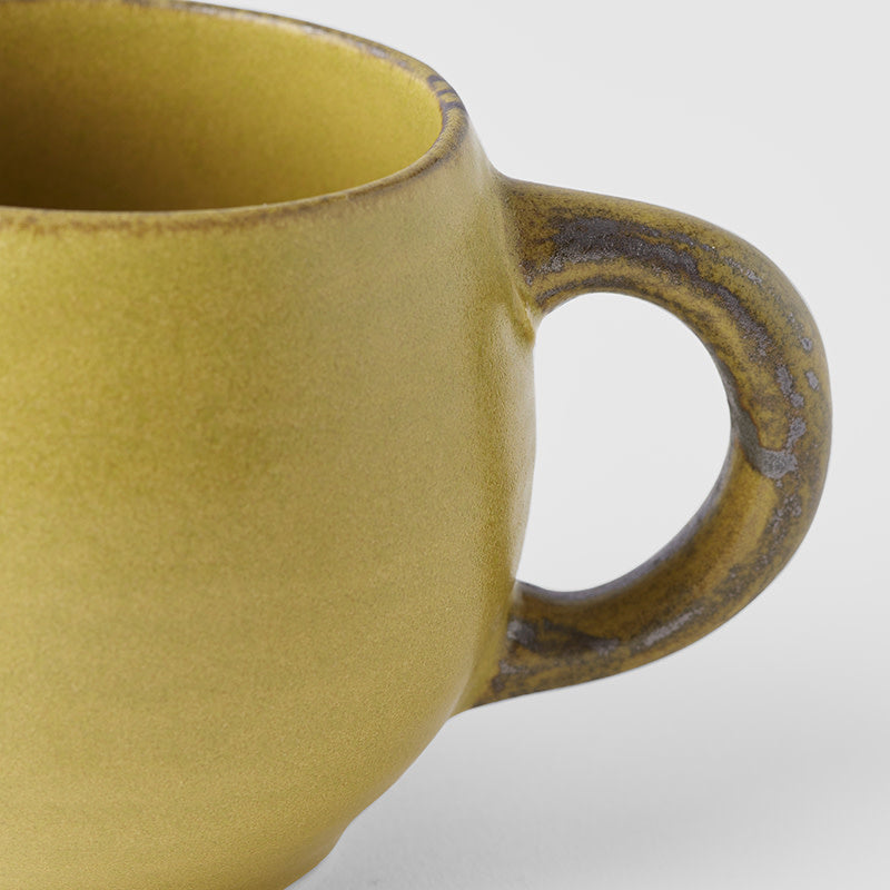 Premium 300ml Mustard Glaze Maru Ceramic Mug Dishwasher Microwave Safe