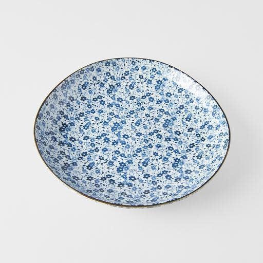 Dinner Plate 23cm Blue Daisy Glaze - SuperSaverAU - view 1