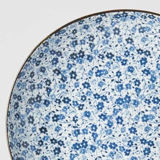 Dinner Plate 23cm Blue Daisy Glaze - SuperSaverAU - view 2