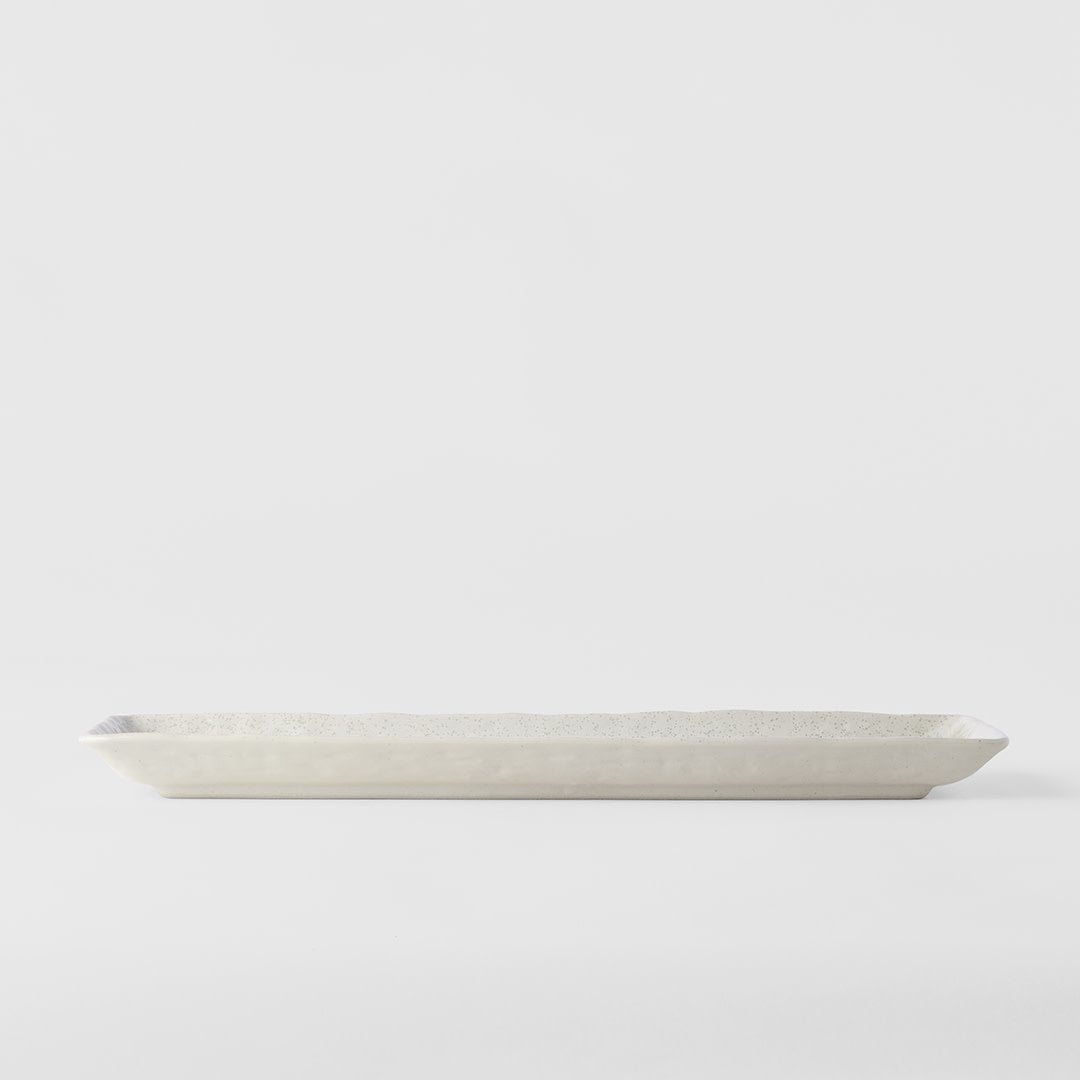 Premium Dumpling Plate – Green Brushstroke Glaze 33cm