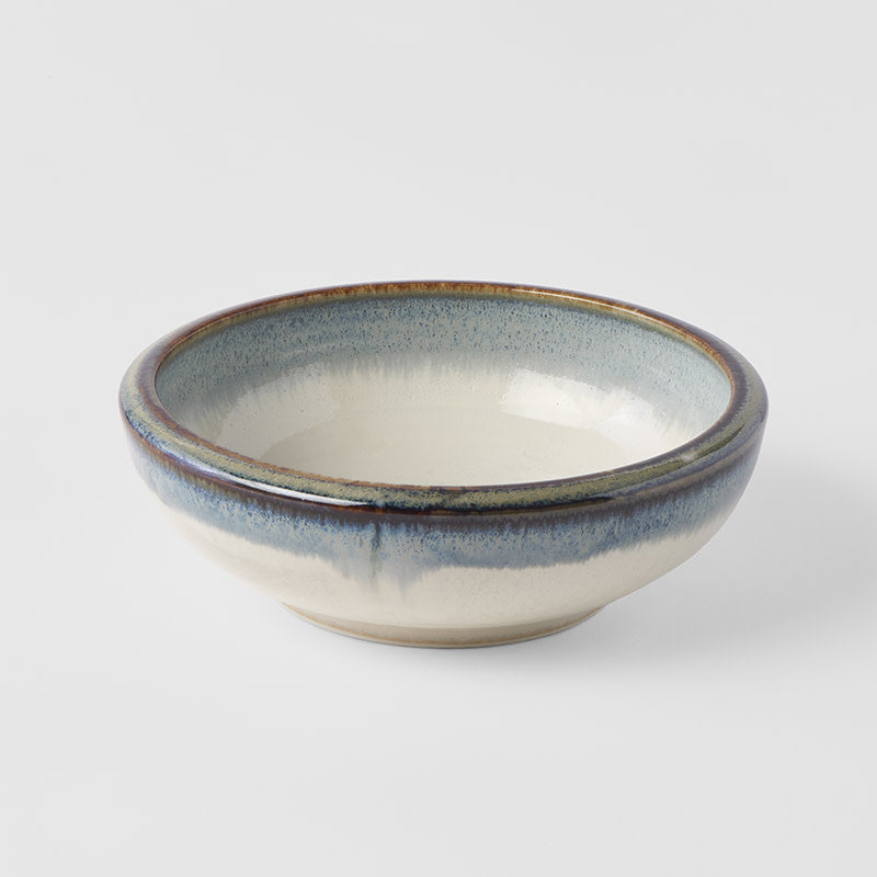 Premium 17cm Aurora Glaze Thick Edge Ceramic Bowl 500ml Dishwasher Microwave Safe