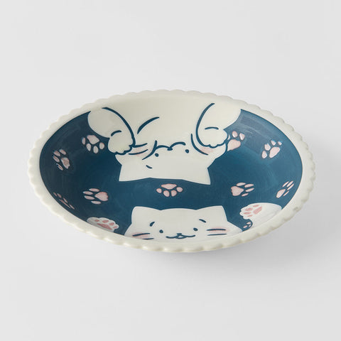 Premium Paw Prints Cat Pasta Bowl - 21cm