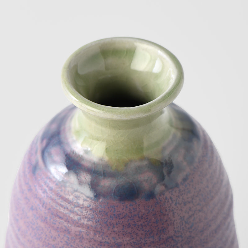 Lilac Glaze Sake Jug 280ml Japanese Ceramic Pourer Dishwasher Microwave Safe