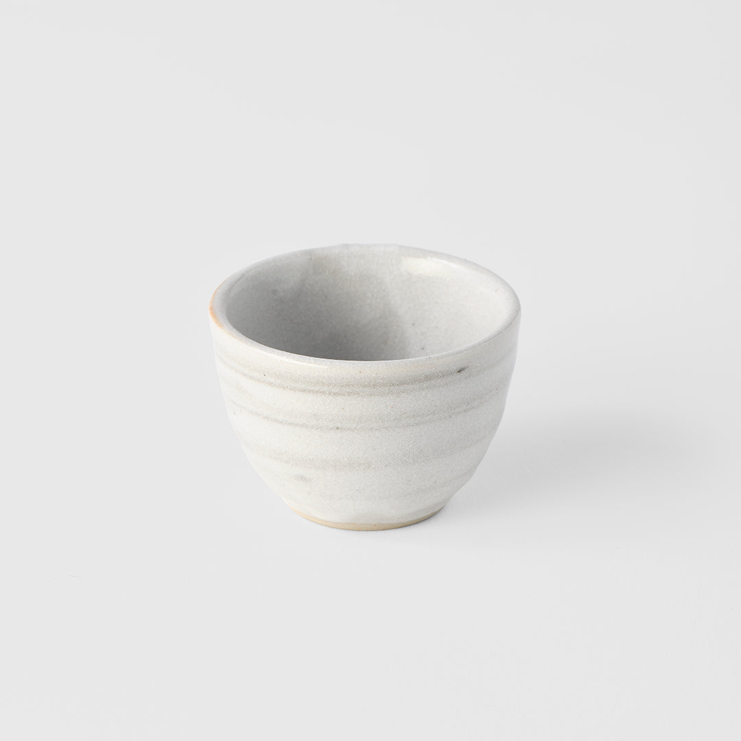 Premium 20ml White Glaze Ceramic Sake Cup Dishwasher Safe