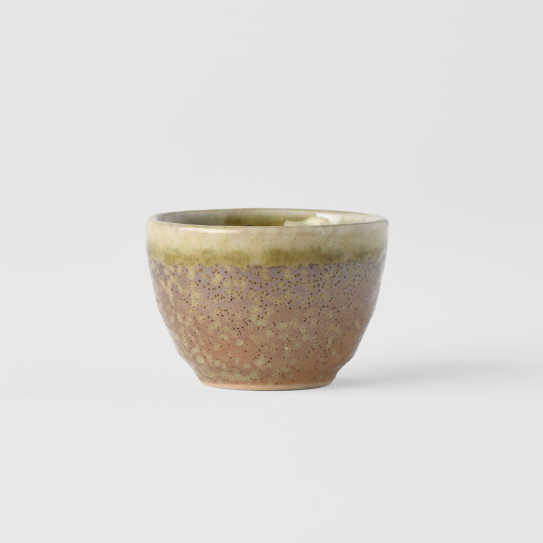 Premium 30ml Light Brown Glaze Ceramic Sake Cup Dishwasher Safe