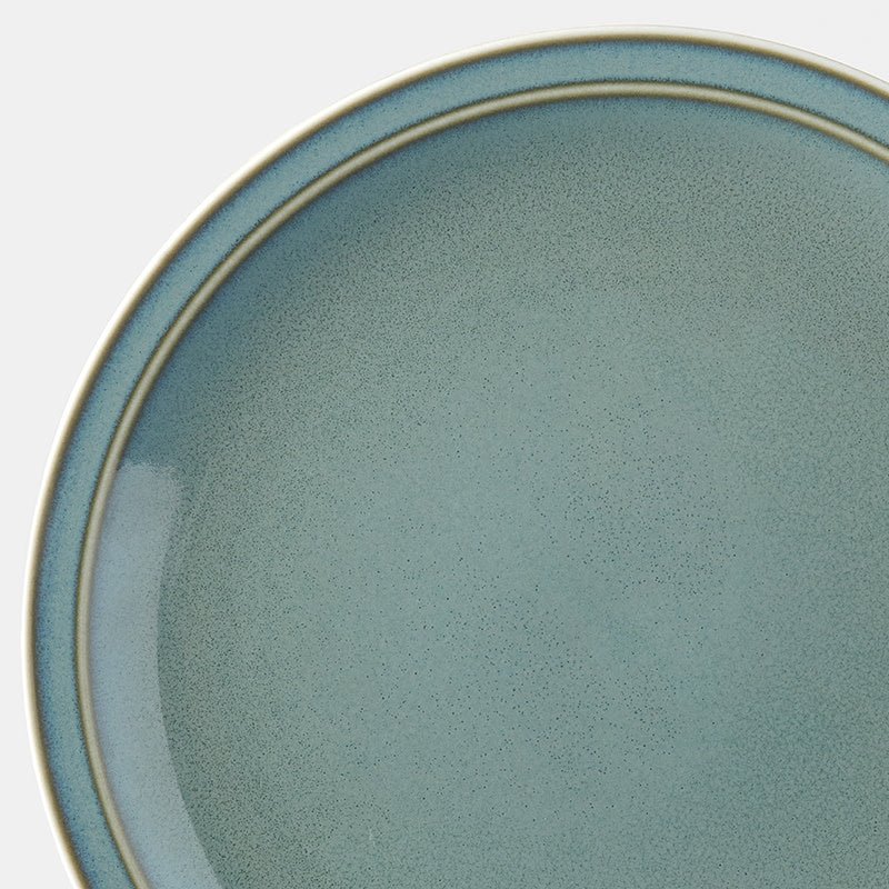 Premium 25cm Sea Green Glaze Ceramic Dinner Plate Dishwasher Microwave Safe