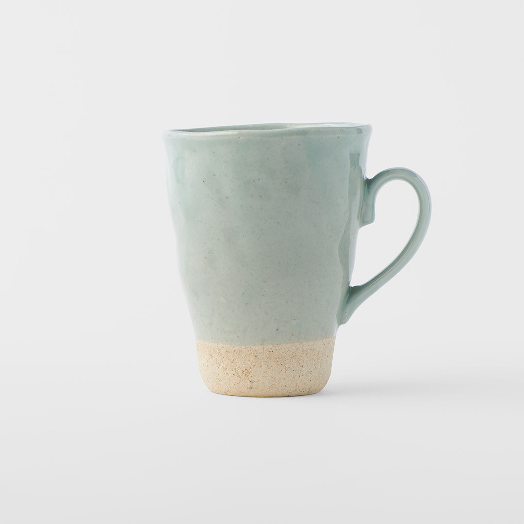 Premium 270ml Tomei Blue Glaze Wave Ceramic Mug Dishwasher Microwave Safe
