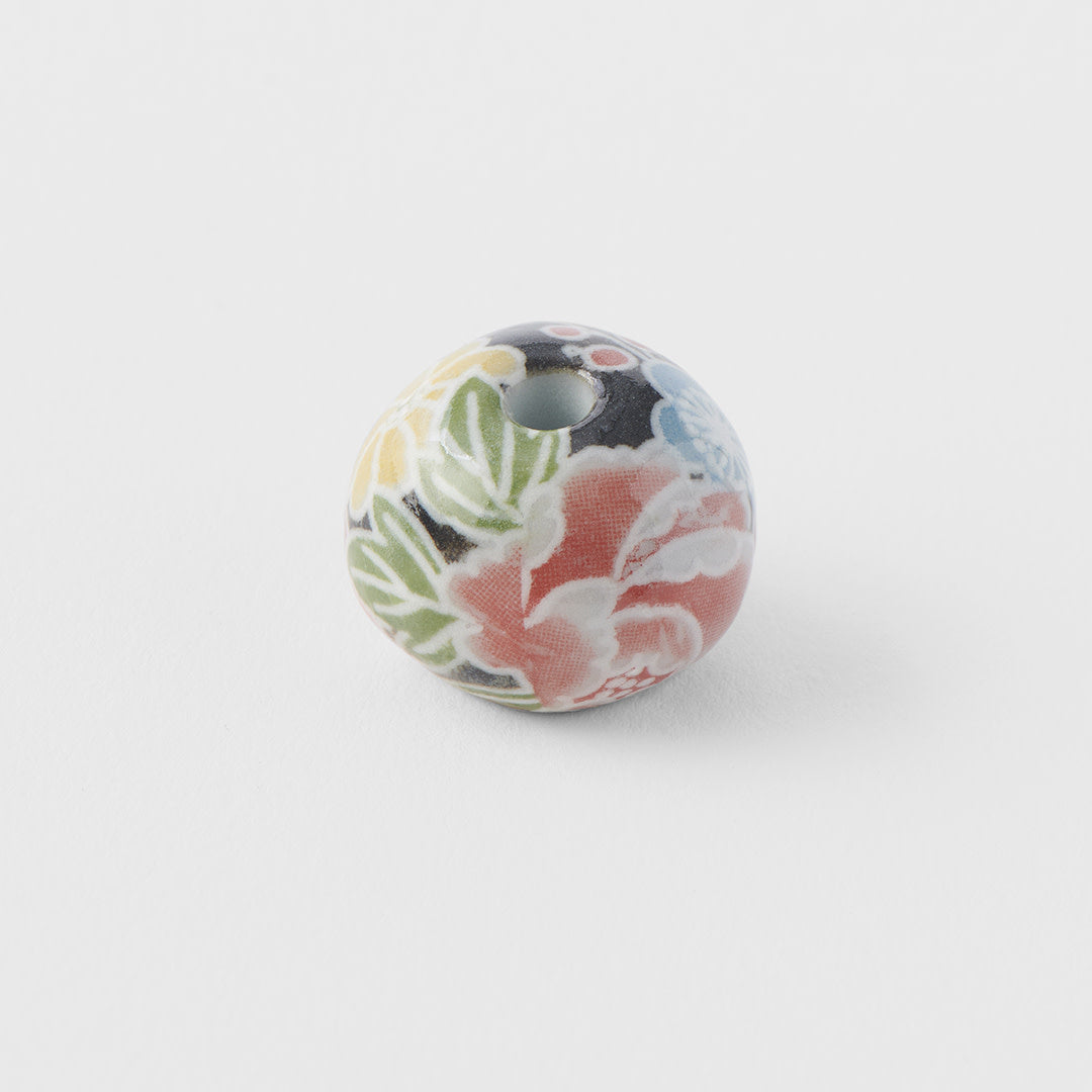 Black and Bright Ceramic Incense Stand 2.3cm Compact Home Fragrance Holder