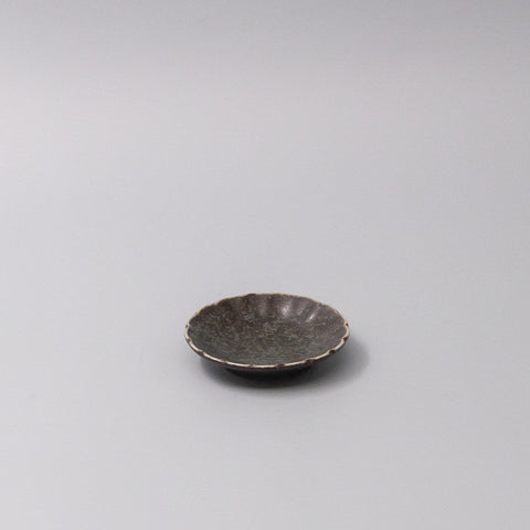 Sauce Dish 8cm Scallop Indigo Fade Glaze