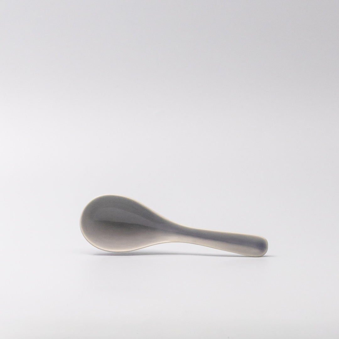 Premium Grey Glaze Ceramic Spoon – 16 x 3.2cm