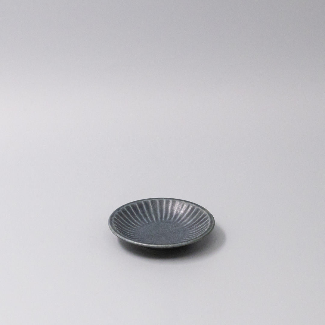 Premium 9.5cm Sunburst Dark Navy Glaze Ceramic Sauce Dish Dishwasher Microwave Safe