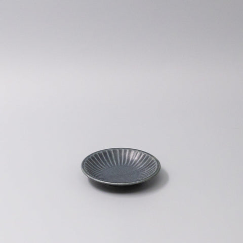 Premium 9.5cm Sunburst Dark Navy Glaze Ceramic Sauce Dish Dishwasher Microwave Safe