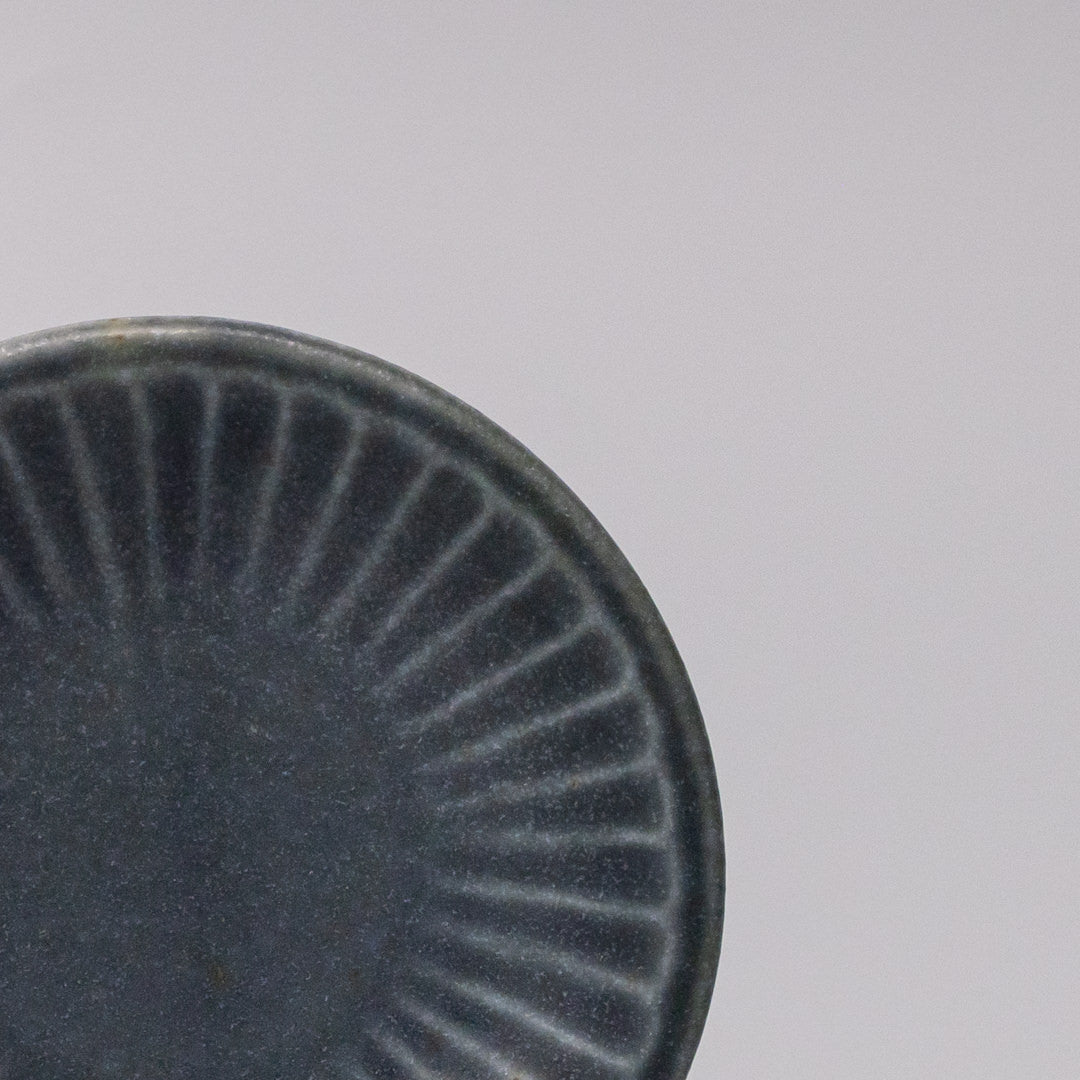 Premium 9.5cm Sunburst Dark Navy Glaze Ceramic Sauce Dish Dishwasher Microwave Safe
