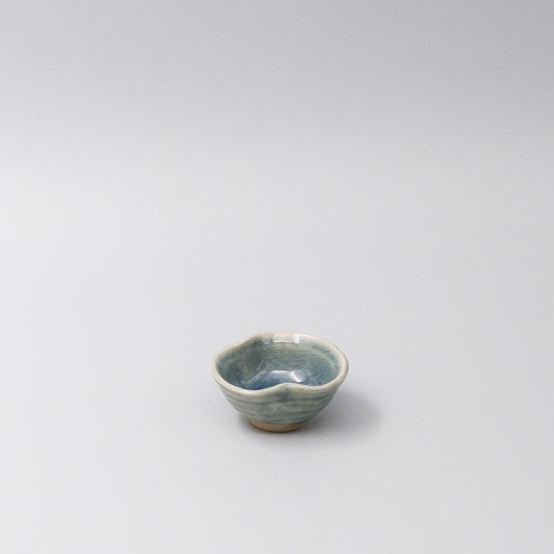 Premium 40ml Amane Sapphire Glaze Ceramic Sauce Bowl Dishwasher Microwave Safe