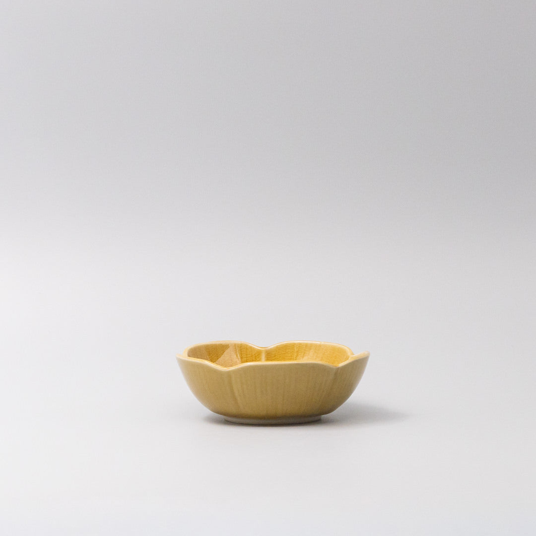 Premium 12.5cm Amane Amber Glaze Ceramic Sauce Dish 180ml Dishwasher Microwave Safe