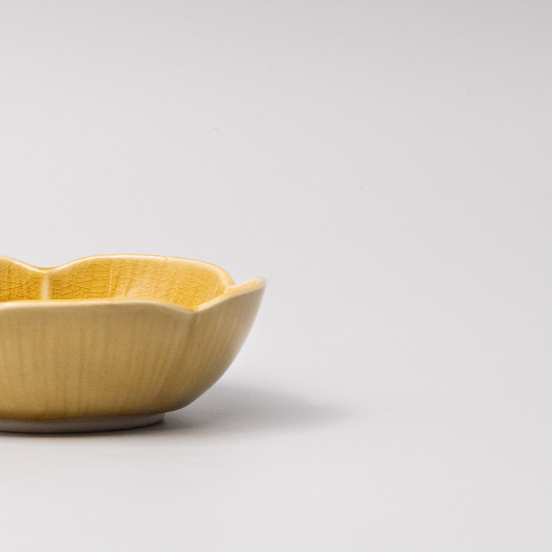 Premium 12.5cm Amane Amber Glaze Ceramic Sauce Dish 180ml Dishwasher Microwave Safe