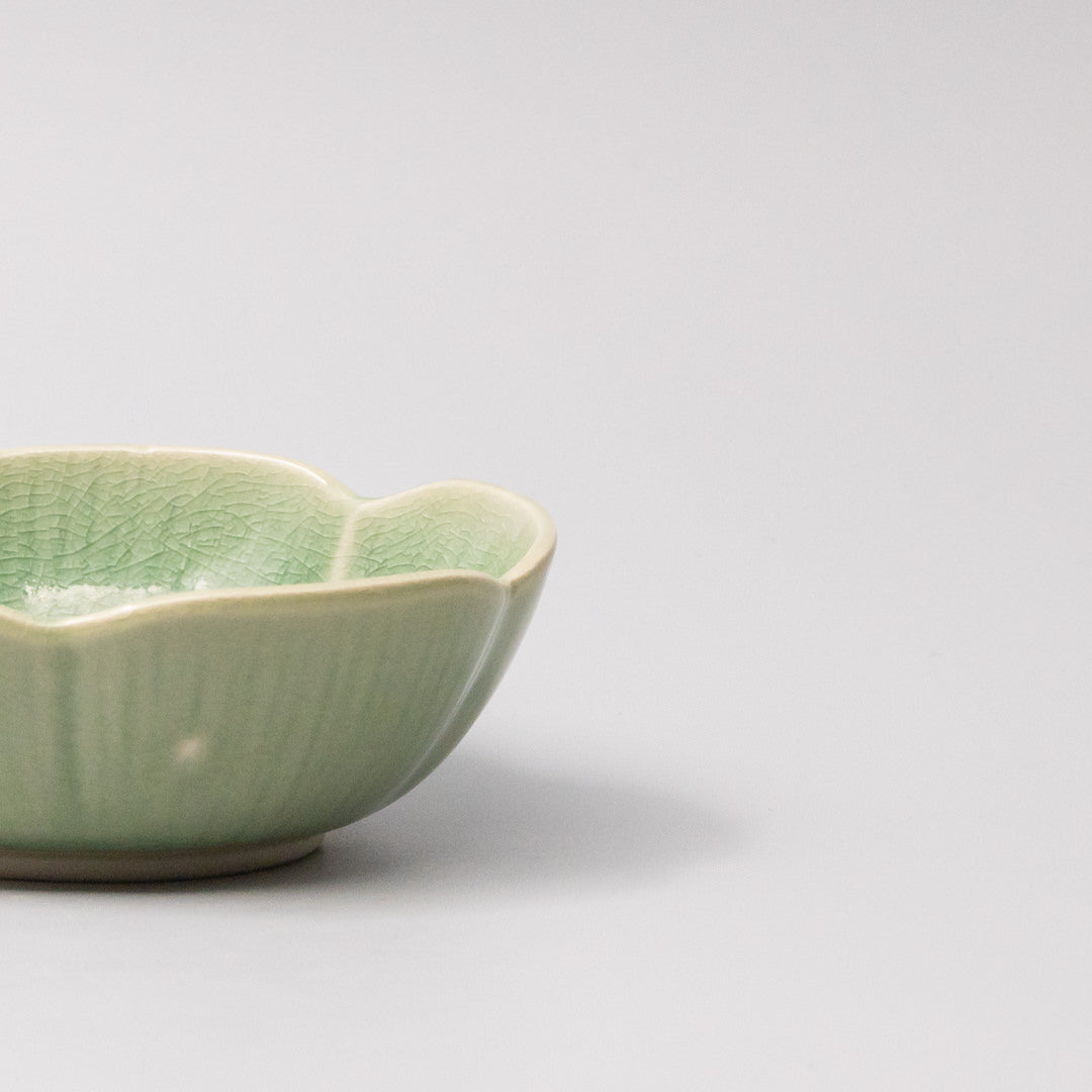 Premium 12.5cm Amane Emerald Glaze Ceramic Sauce Dish 180ml Dishwasher Microwave Safe