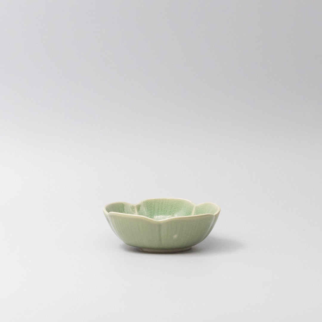 Premium 12.5cm Amane Emerald Glaze Ceramic Sauce Dish 180ml Dishwasher Microwave Safe