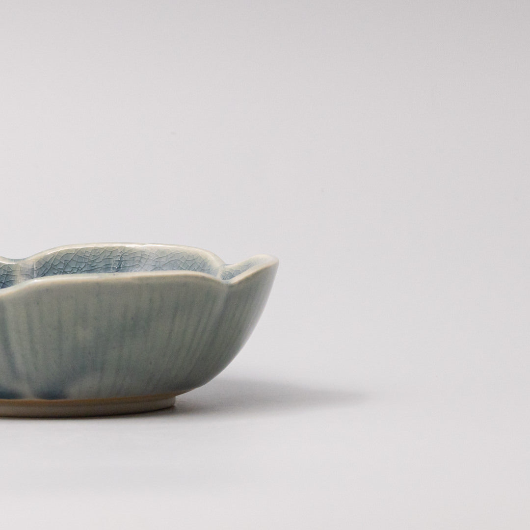 Premium 12.5cm Amane Sapphire Glaze Ceramic Sauce Dish 180ml Dishwasher Microwave Safe