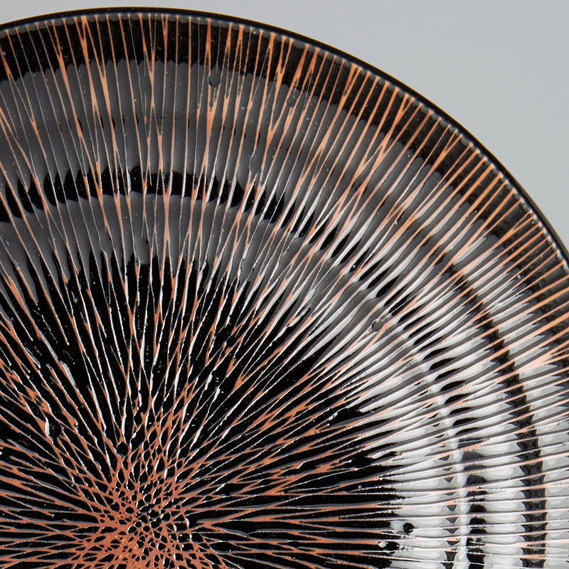Premium Ceramic Serving Bowl – Bronze Converging Glaze 28.5cm, 1200ml