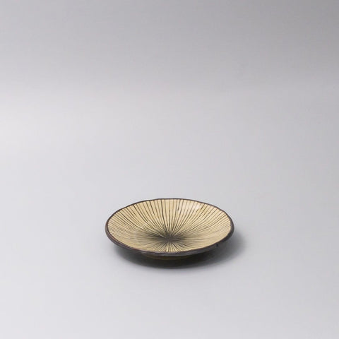 Saucer 13.5cm Green Converging Line Glaze - SuperSaverAU - view 1