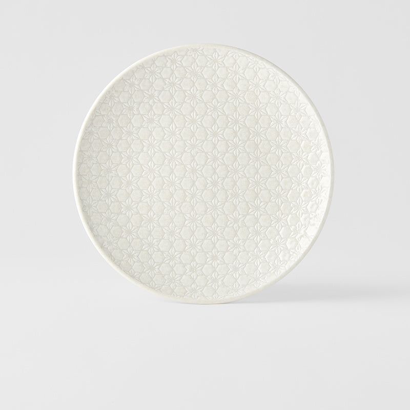 Dinner Plate 25.5cm White Star Glaze - SuperSaverAU - view 3
