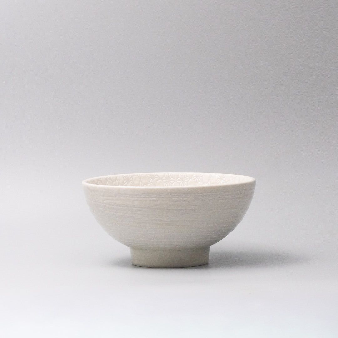 Bowl Large 19.5cm White Star Glaze - SuperSaverAU - view 4