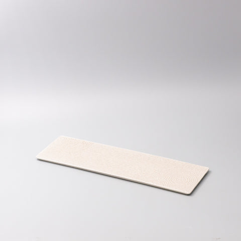 Premium 41.5cm Zen Garden Glaze Rectangular Ceramic Platter Dishwasher Microwave Safe