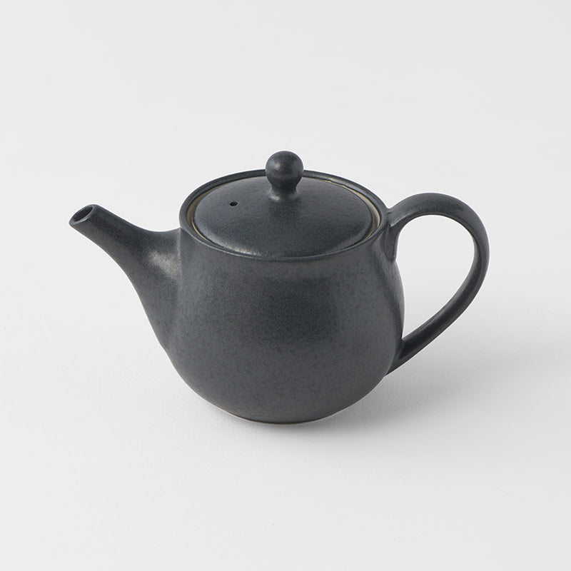 Premium 400ml Matte Black Glaze Ceramic Teapot Japanese Tea Pot