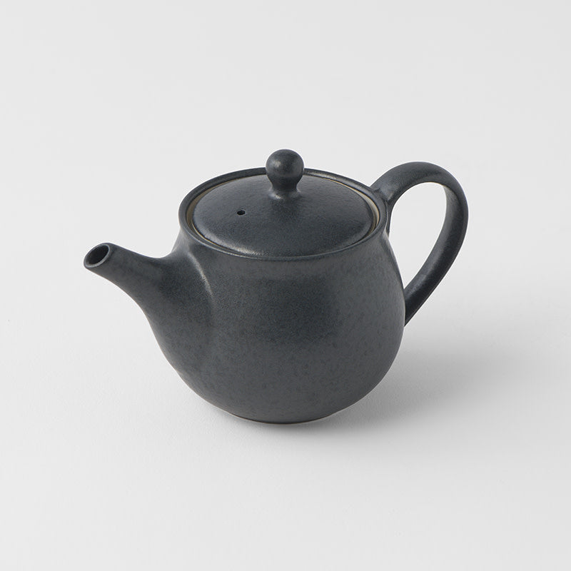 Premium 400ml Matte Black Glaze Ceramic Teapot Japanese Tea Pot
