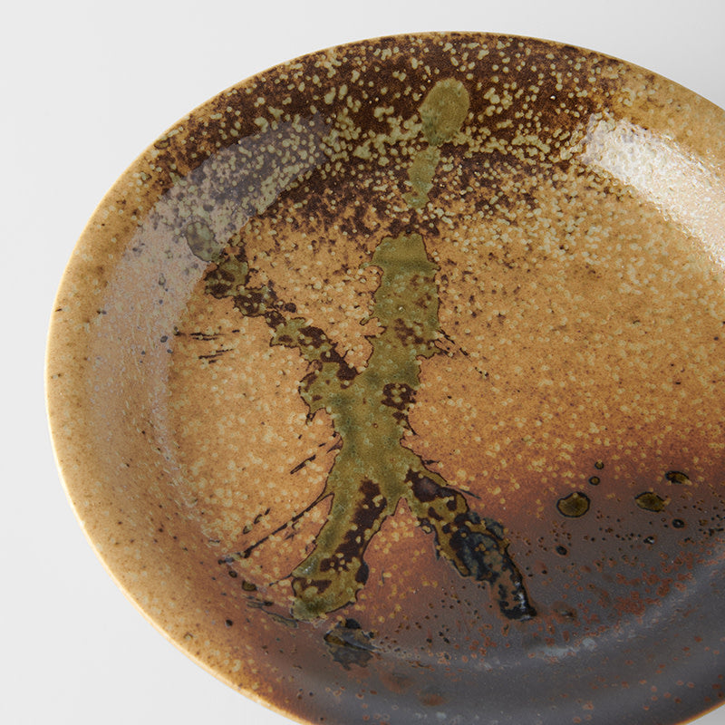 Premium 28cm Wabi Sabi Glaze Ceramic Platter Dishwasher Microwave Safe