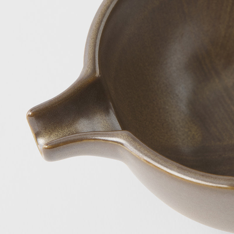 Premium Dune Glaze Ceramic Pourer – Brown 120ml