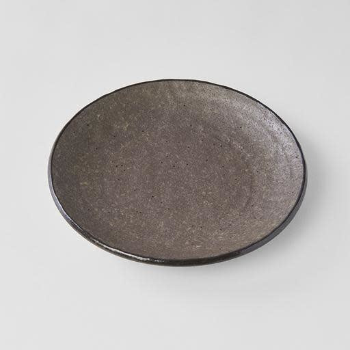 Premium 24cm Earth Glaze Thick Edge Ceramic Dinner Plate 750ml Dishwasher Microwave Safe