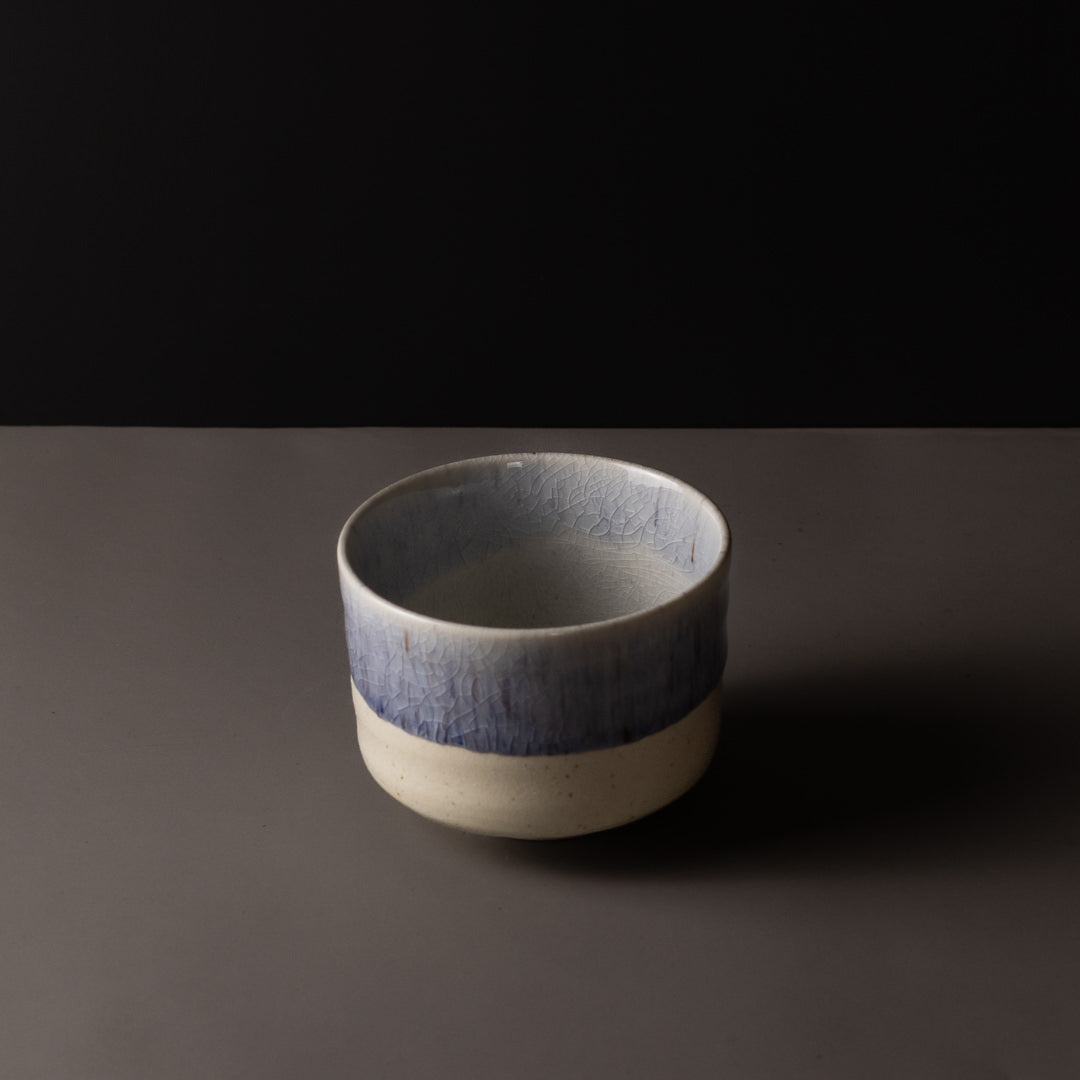 Premium 10cm Winter Drift Ceramic Matcha Tea Bowl 400ml Dishwasher Microwave Safe