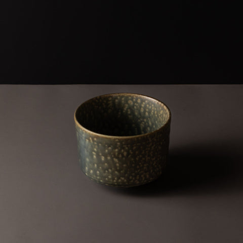 10cm Cypress Matcha Tea Bowl 400ml Green Ceramic Dishwasher Microwave Safe
