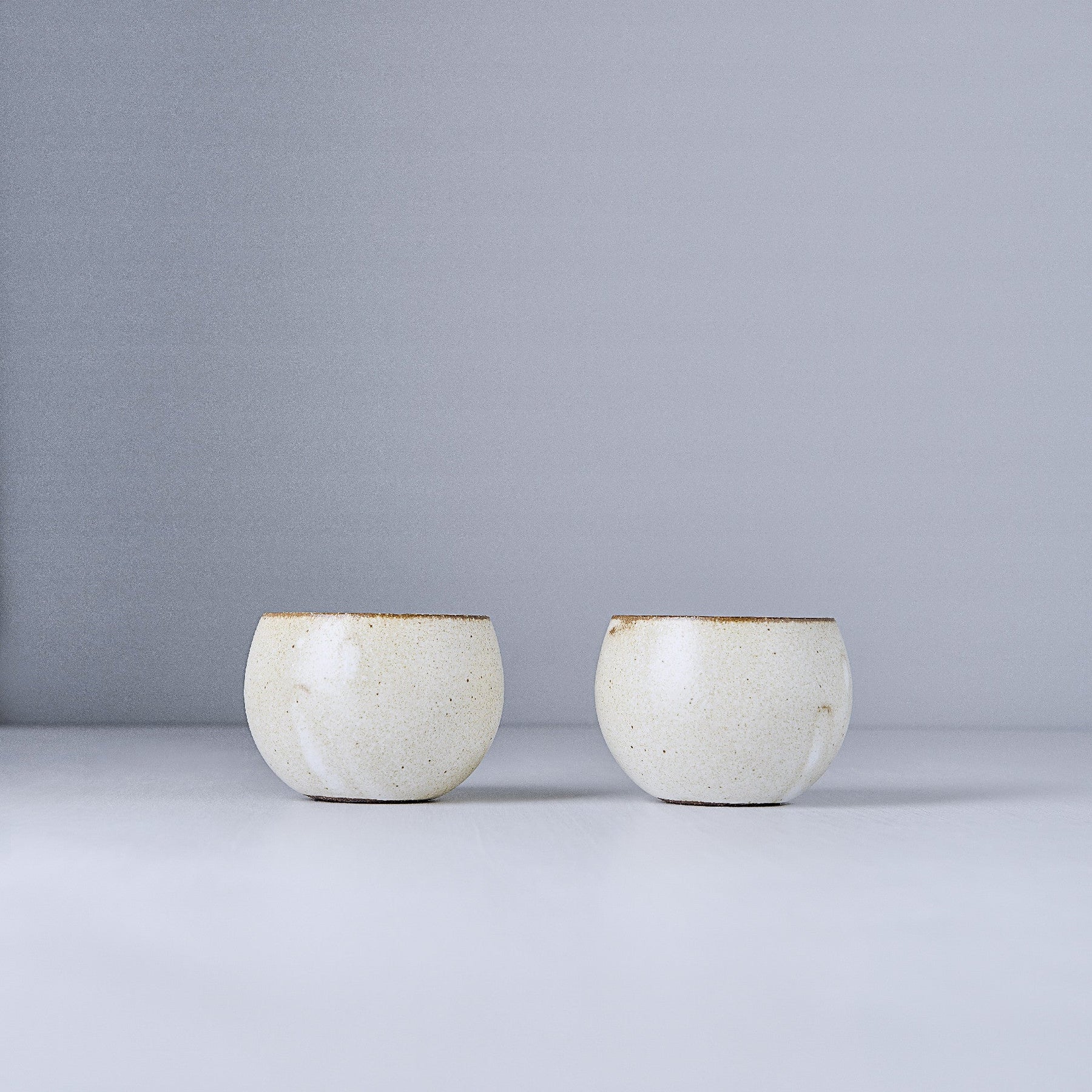 Premium Ceramic Round Cup – Beige Oatmeal Glaze 180ml