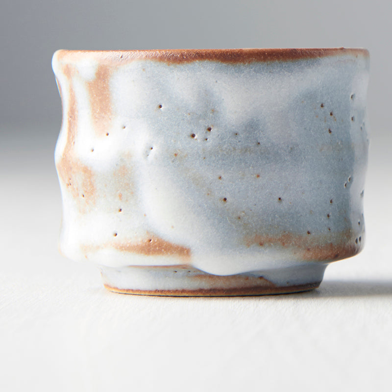 Premium 50ml White Cloud Glaze Ceramic Sake Cup Dishwasher Safe