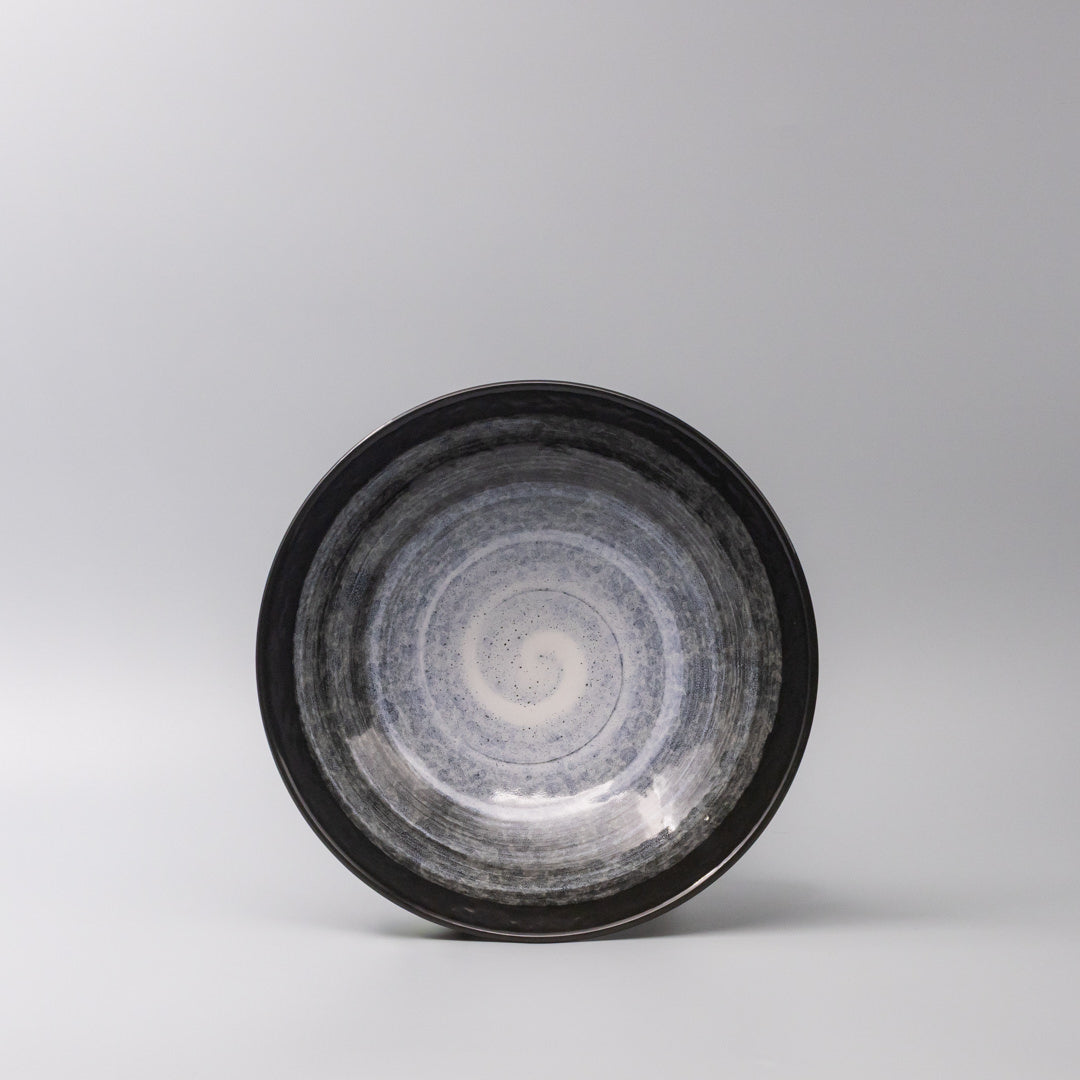 Premium Ramen Bowl – Light Blue Cloud Glaze 24cm, 900ml