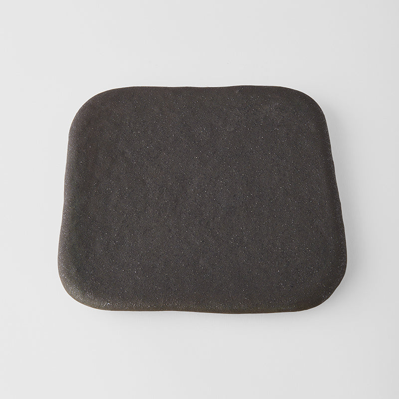 Premium Square Plate – Stone Slab Design 25cm