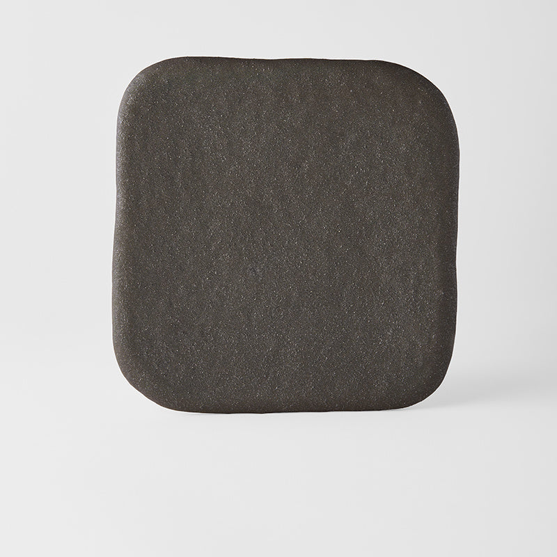 Premium Square Plate – Stone Slab Design 25cm