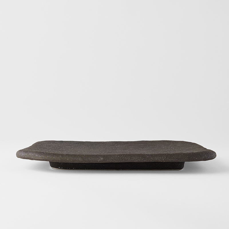 Premium Square Plate – Stone Slab Design 25cm