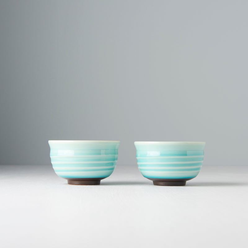 Premium 140ml Celadon Glaze Ceramic Tea Cup Dishwasher Safe